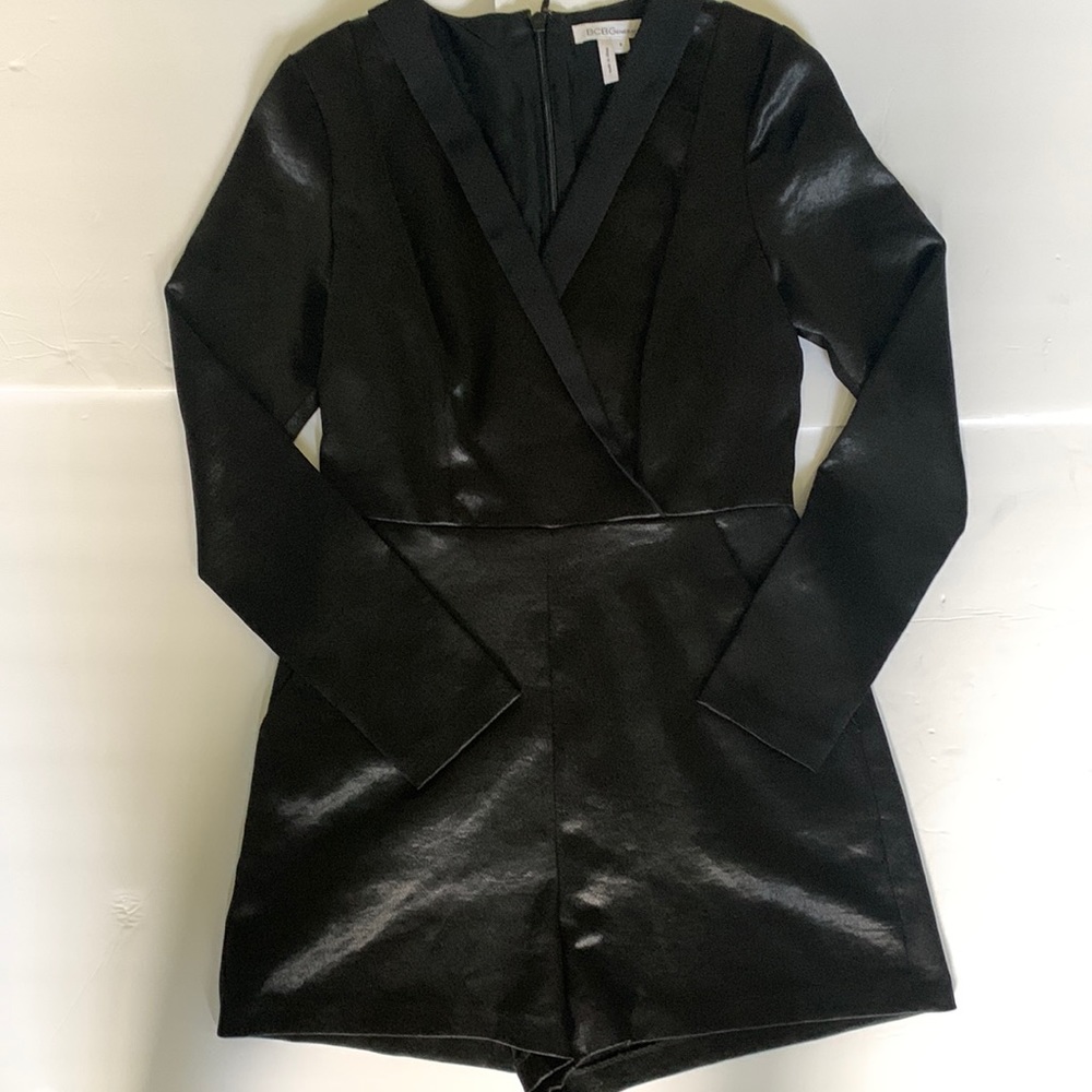 BCBGeneration Black Short Jumpsuit